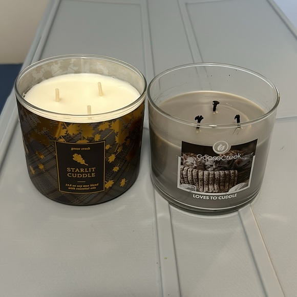 Goose Creek Candle Cuddle Bundle. “Starlit Cuddle” & “Loves to Cuddle” scents - Picture 2 of 3